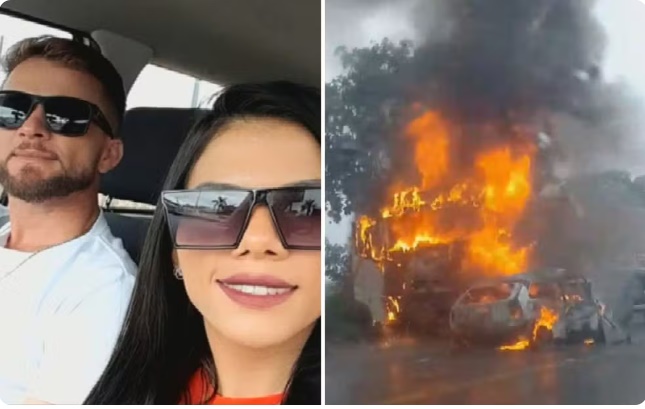 Tragédia na BR-020: grávida e marido morrem em batida frontal com carreta