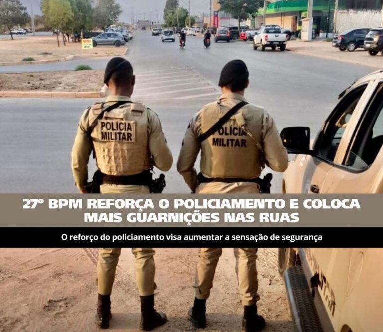 Luís Eduardo Magalhães recebe reforço no policiamento com ações do 27º BPM