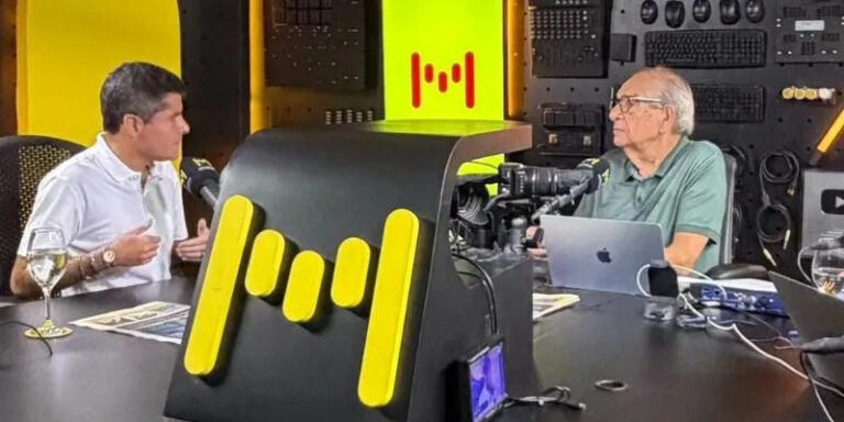 ACM Neto durante entrevista à rádio Metrópole, quando criticou o governo Jerônimo Rodrigues e o PT na Bahia