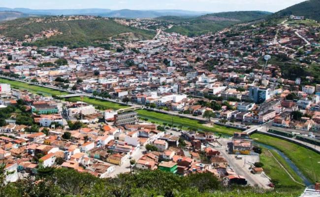 Mapa indica registros de tremores de terra em Jacobina, no interior da Bahia, monitorados pelo LabSis da UFRN