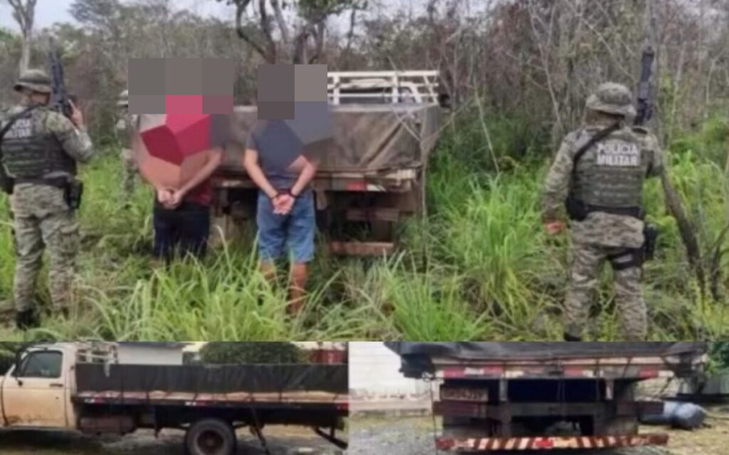 Caminhão apreendido pela CIPE Cerrado com 1,5 tonelada de adubo furtado no oeste da Bahia