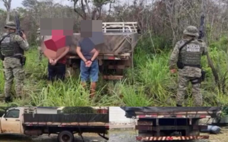 Caminhão apreendido pela CIPE Cerrado com 1,5 tonelada de adubo furtado no oeste da Bahia