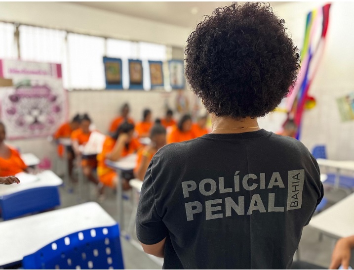 Aplicação do Enem PPL no Conjunto Penal de Barreiras, no oeste da Bahia.