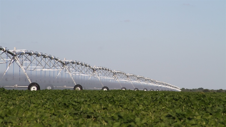 Maior pivô central de irrigação do mundo instalado entre Barreiras e Luís Eduardo Magalhães, no oeste da Bahia