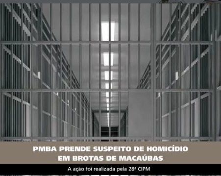 Viatura da Polícia Militar da Bahia durante atendimento de ocorrência de homicídio na zona rural de Brotas de Macaúbas
