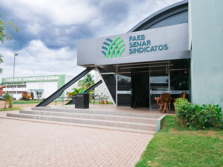 Fachada do Centro de Capacitação do Senar Bahia em Luís Eduardo Magalhães, onde será realizada a aula inaugural do curso técnico em Segurança do Trabalho no Agro.
