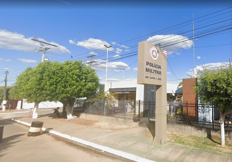 Polícia Militar durante ação da Operação Força Total em Santa Rita de Cássia, no oeste da Bahia.