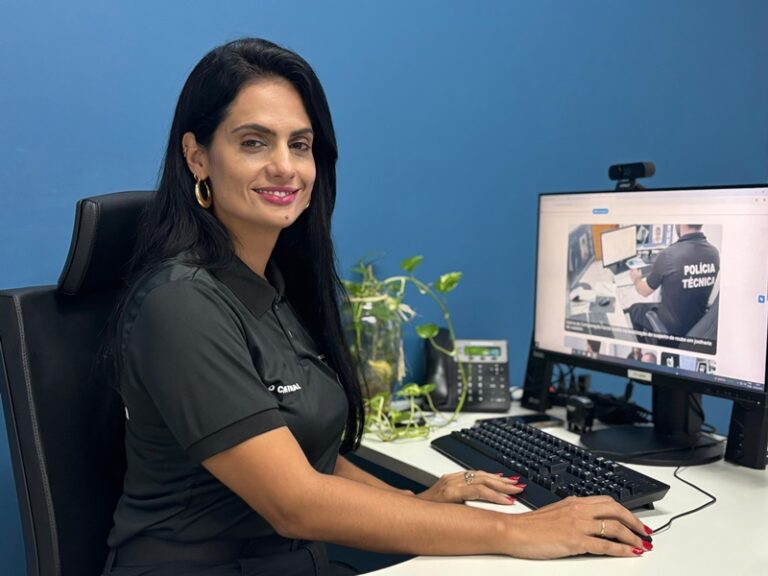 Perita criminal Taiana Arajo, coordenadora da Macrorregional Oeste do Departamento de Polícia Técnica da Bahia.