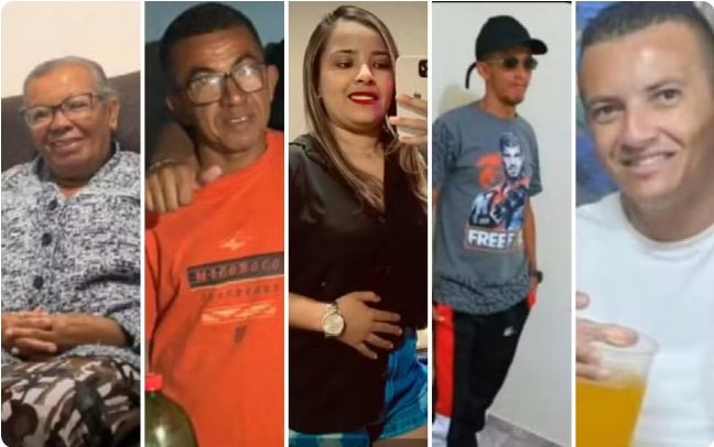 Veículos envolvidos em grave acidente na BR-020, em Goiás, que resultou na morte de oito pessoas, incluindo cinco da mesma família