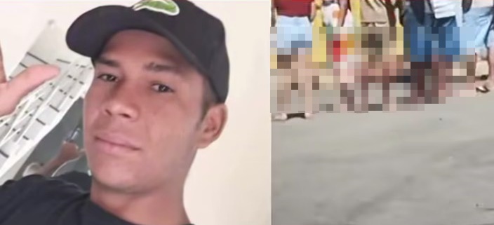 Local do crime no bairro Barreirinhas em Barreiras após homicídio registrado no oeste da Bahia