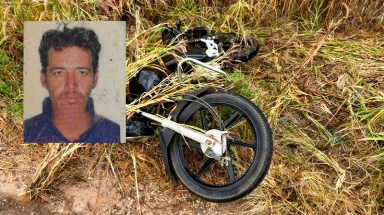 Local onde homem foi encontrado morto ao lado de motocicleta na BR-020 em Luís Eduardo Magalhães
