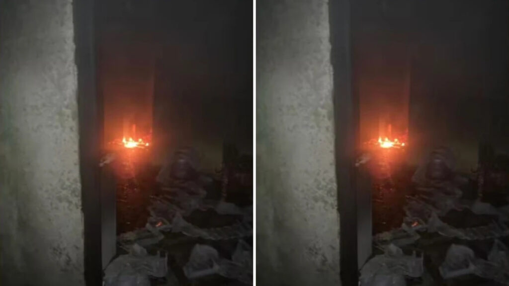 Casa parcialmente destruída por incêndio criminoso em São Desidério após homem tentar matar companheira e enteada