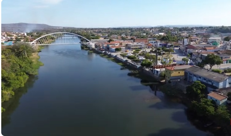 Vista da cidade de Santa Maria da Vitória, no oeste da Bahia, onde ocorreu a prisão por uso de documento falso em cartório