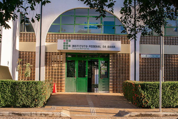 Fachada do IFBA Campus Barreiras onde foi anunciado processo seletivo para professor substituto