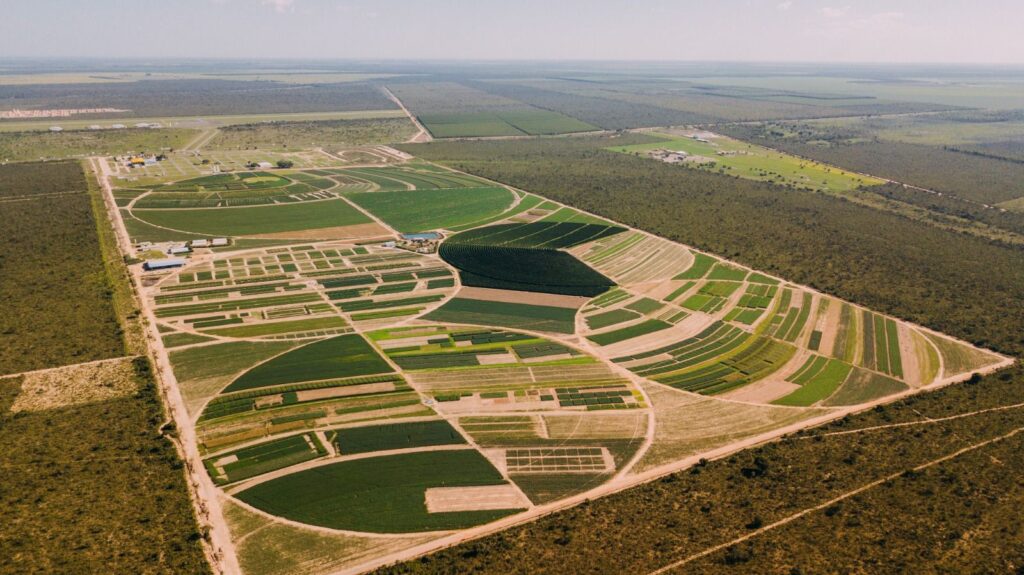 Representantes da Fundação Bahia, pesquisadores, produtores rurais e lideranças do agronegócio reunidos durante evento estratégico na Bahia Farm Show 2026.