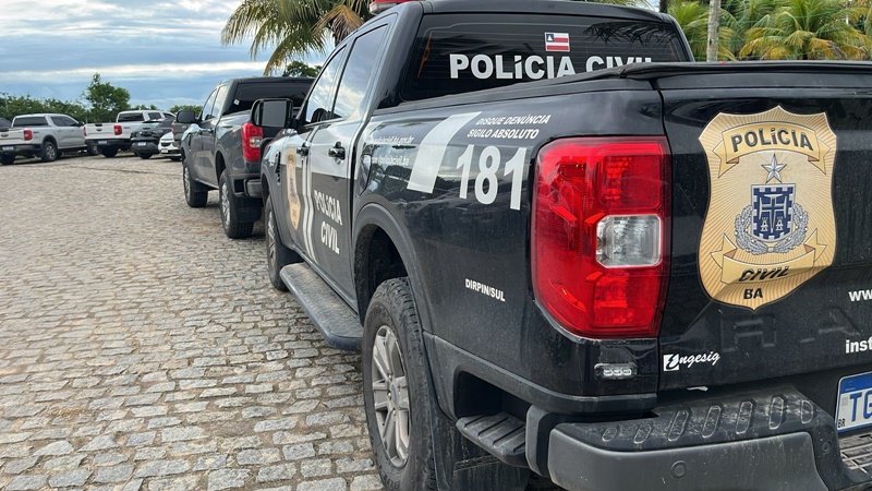 Homem investigado e condenado por violência doméstica é preso pela Polícia Civil durante a Operação Malhas da Lei em Santa Maria da Vitória.