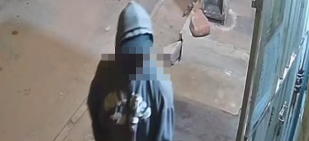 Viatura da Polícia Militar durante ocorrência que resultou na prisão de um suspeito de furto e recuperação de materiais em Barreiras.