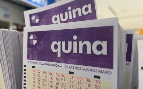Volante da Quina representando aposta feita em Angical, no oeste da Bahia, premiada com R$ 9.971,66 no concurso 7066.