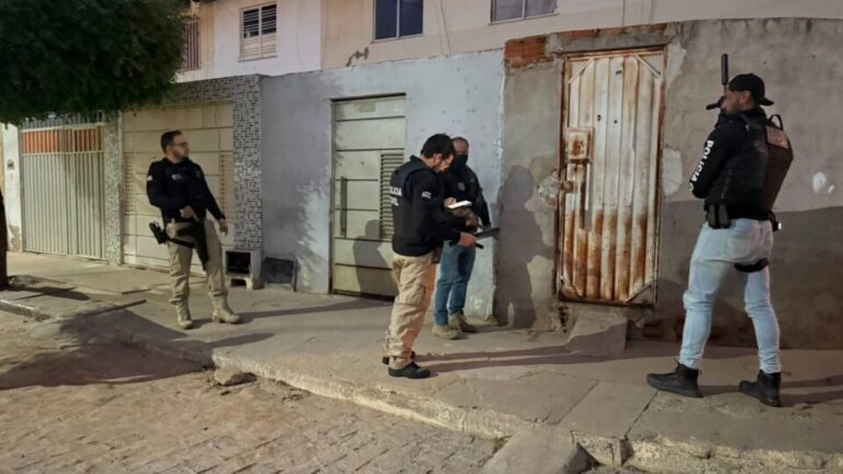 Polícia Civil prende suspeito de homicídio durante ação da Operação Protetor das Divisas em Luís Eduardo Magalhães, no oeste da Bahia.