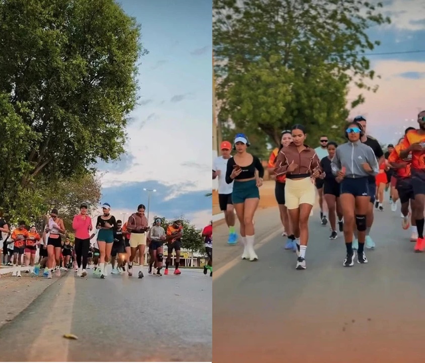 Atletas participam da Formosa Run, corrida de rua que reúne competidores do Oeste da Bahia, Piauí e Brasília em Formosa do Rio Preto.