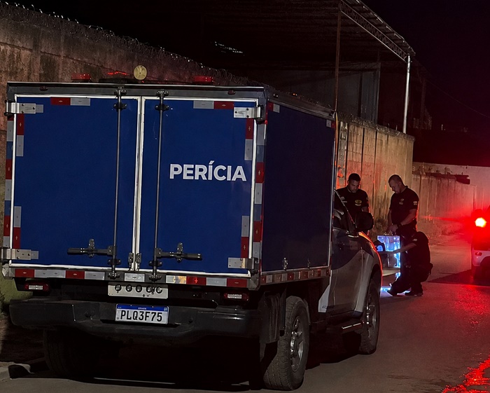 Local de homicídio registrado no bairro São Sebastião, em Barreiras, oeste da Bahia.