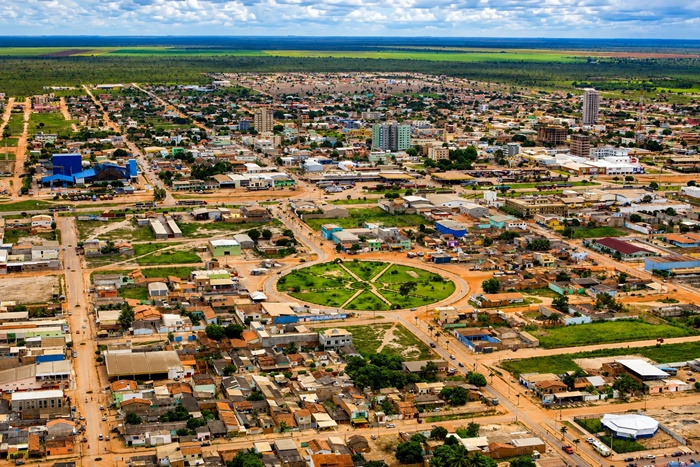 Vista de Luís Eduardo Magalhães, no Oeste da Bahia, cidade destaque em qualidade de vida entre municípios médios do Nordeste.