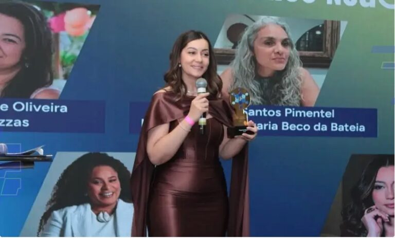 Empresária Thamires Martins de Almeida Dourado, de Barreiras, vencedora Ouro no Prêmio Sebrae Mulher de Negócios.
