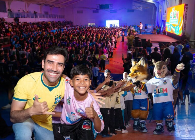 Estudantes participam da abertura da 24ª Olimpíada Intercolegial de Luís Eduardo Magalhães, a OILEM 2026.