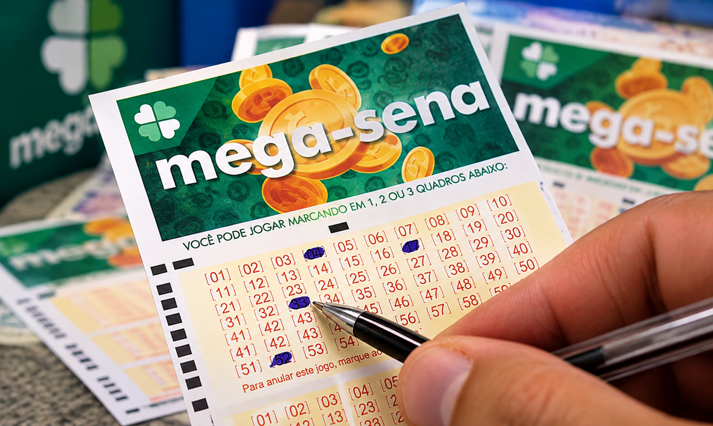 Aposta da Mega-Sena feita pela internet em Luís Eduardo Magalhães ganha prêmio de R$ 52.767,96 ao acertar cinco números.