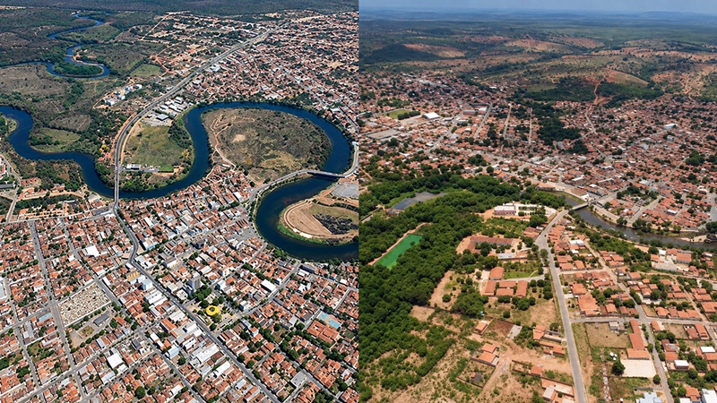 Termômetro marcando altas temperaturas durante onda de calor no oeste da Bahia.
