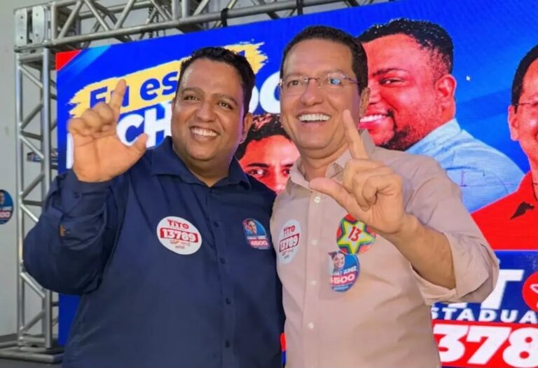 Tito durante articulação para a composição da Mesa Diretora da Câmara Municipal de Barreiras para o biênio 2027/2028.