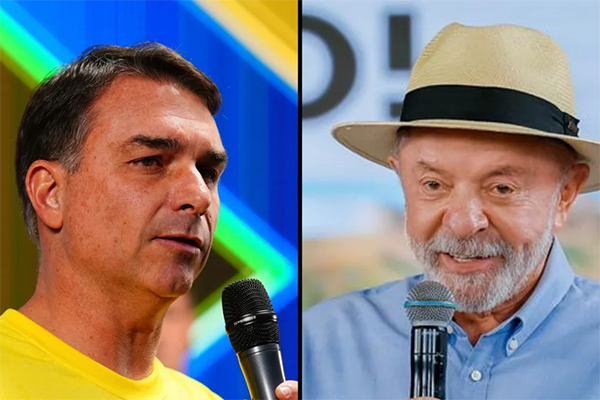 Pesquisa AtlasIntel mostra Flávio Bolsonaro à frente de Lula em simulação de segundo turno